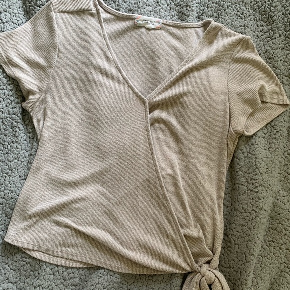 Knit Wrapover Top - Picture 3 of 4